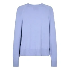 Levete Room Strikkejakke i Blå - Elegant og Komfortabel Dameoverdel -Dame-strikkegensere Salg unnamed file 87