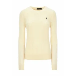 Polo Ralph Lauren Julianna Langermet Genser i Hvit - Elegant og Tidløs Dameoverdel