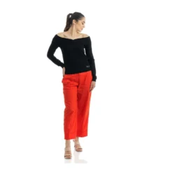 Liu Jo Rundhalset Strikkgenser i Svart - Elegant og Komfortabel -Dame-strikkegensere Salg unnamed file 978