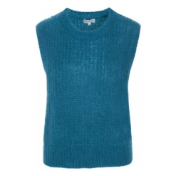Dea Kudibal VERA SWEATER Blue - Elegant strikkejakke for damer
