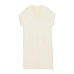 IBEN Juan Kjole White - Elegant dameoverdel i strikket kvalitet